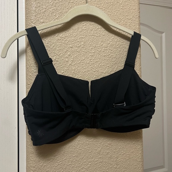 Athleta Square Neck V Bra Cup Swim Bikini Top  34D 34DD 34D/DD Black - Picture 9 of 14